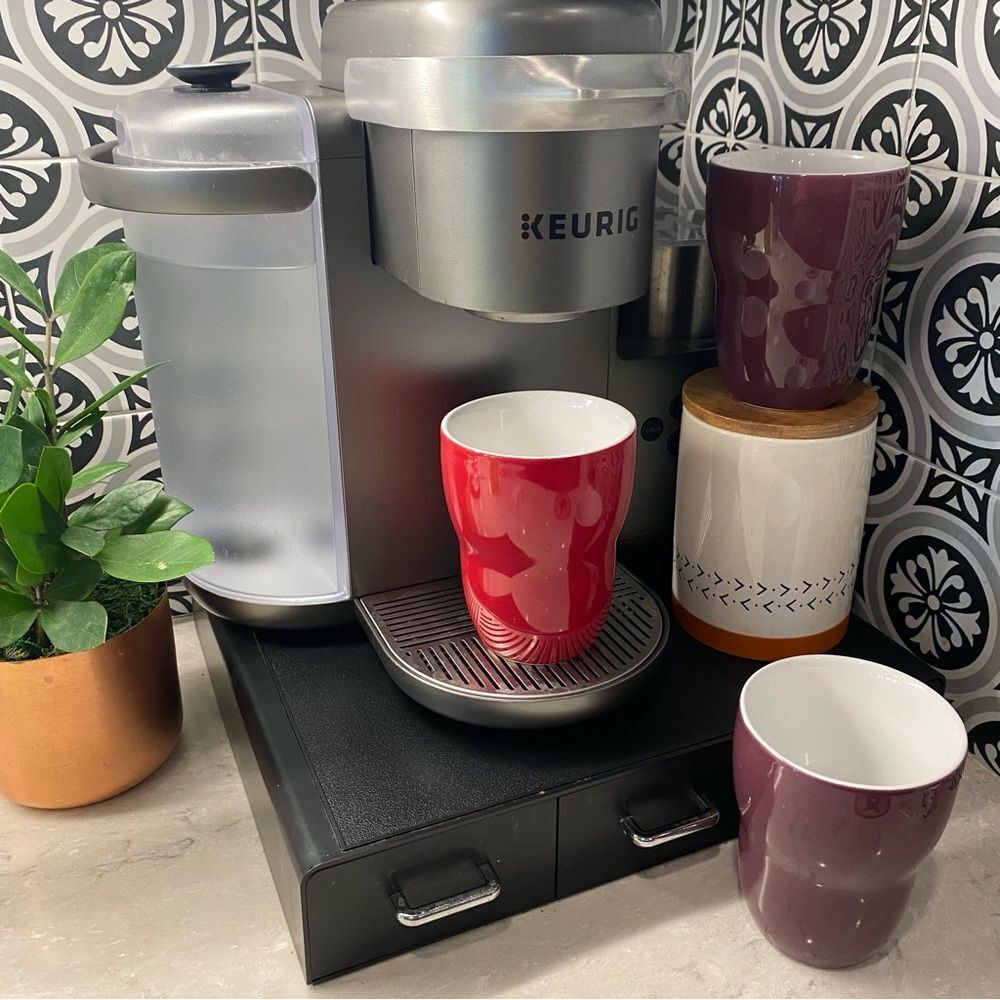 Starbucks Double Walled Mug Aida Red Eggplant Purple Handless Insulated